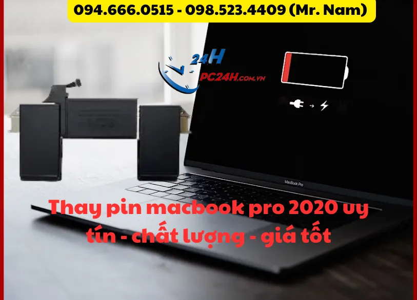 Thay pin macbook pro 2020 uy tín - chất lượng - giá tốt